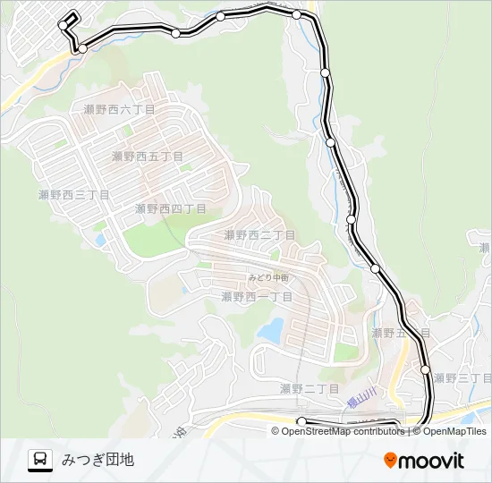 7-1 Bus Line Map