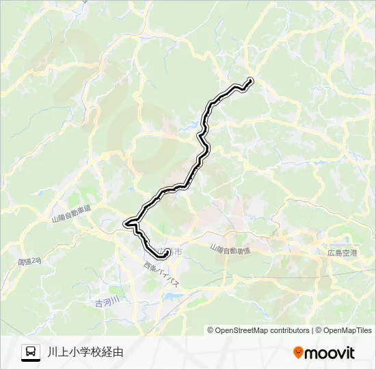 磯松線 Bus Line Map