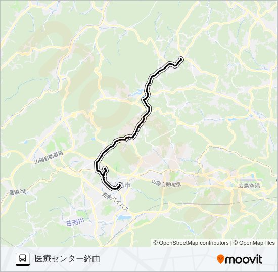 磯松線 Bus Line Map