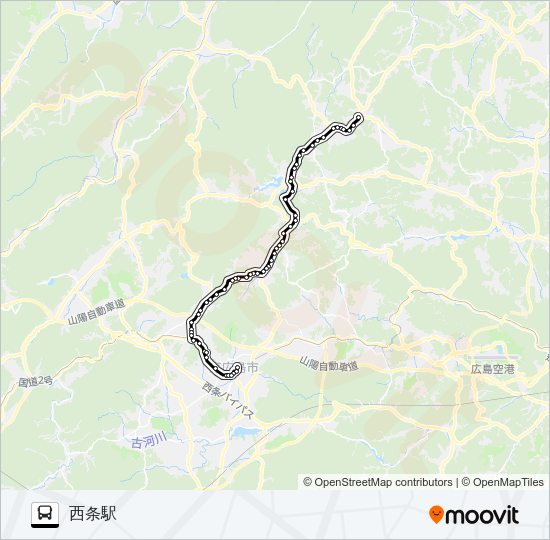 磯松線 Bus Line Map