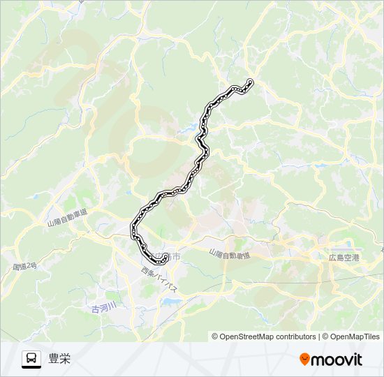 磯松線 Bus Line Map