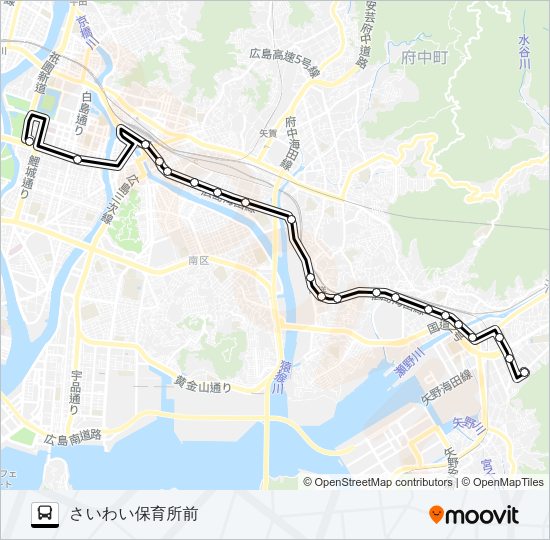 40-1 Bus Line Map