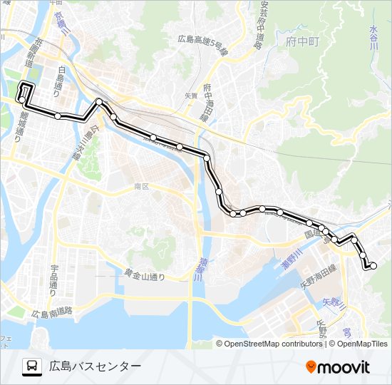 40-1 Bus Line Map