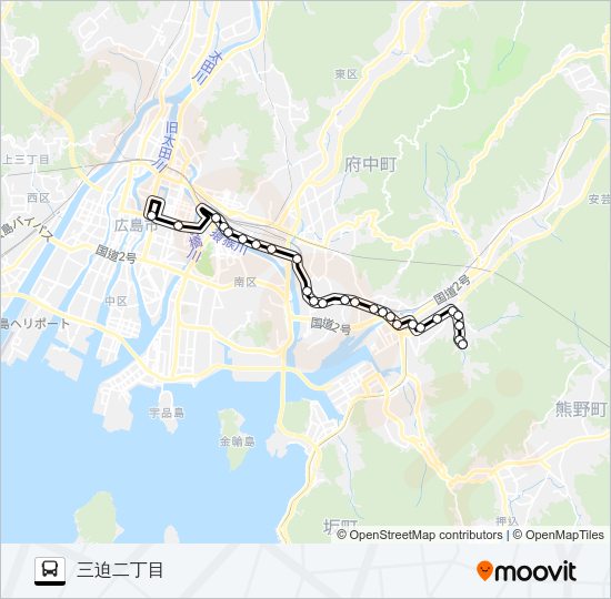 40-2 Bus Line Map