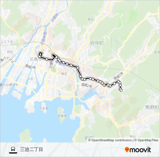 40-2 バスの路線図