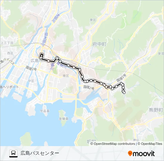 40-2 バスの路線図