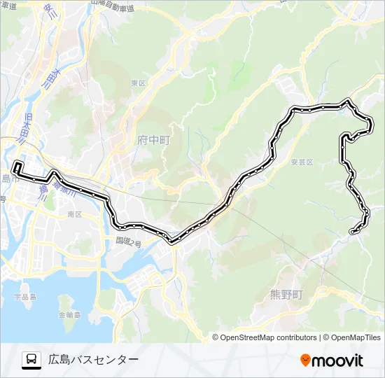 40-8 バスの路線図