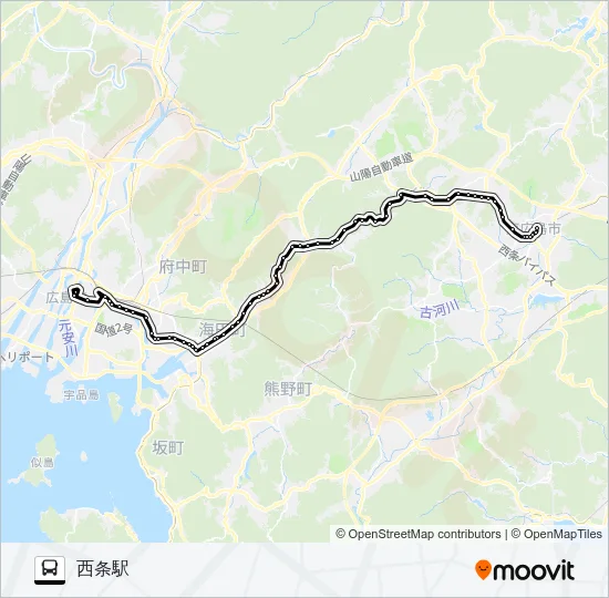 40-10 バスの路線図