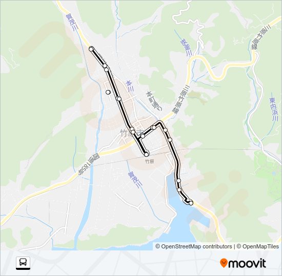 フェリー線 Bus Line Map