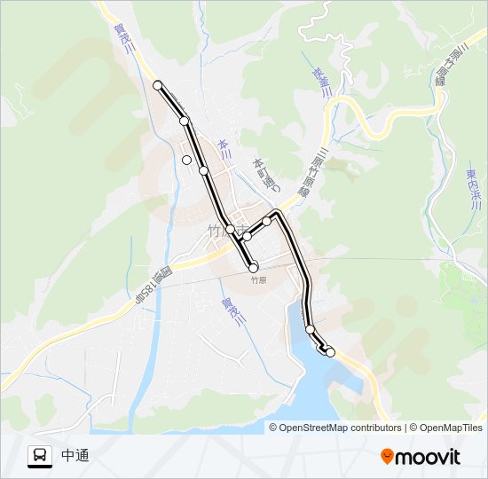 フェリー線 バスの路線図
