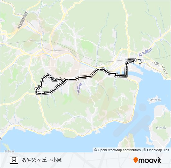 小泉循環線 Bus Line Map