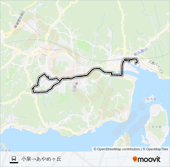 小泉循環線 Bus Line Map
