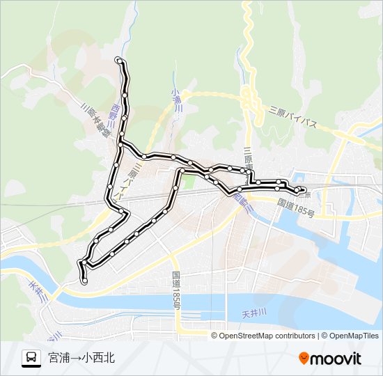 頼兼線（循環） Bus Line Map