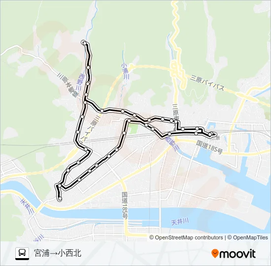 頼兼線（循環） Bus Line Map