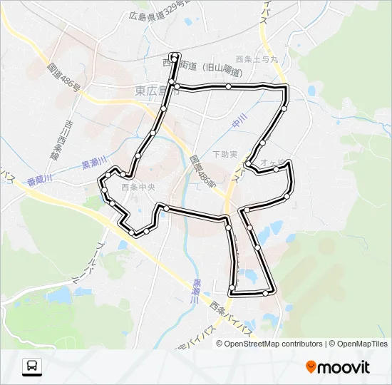 1 の路線図