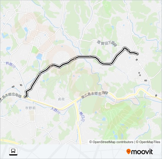 白市線  Line Map