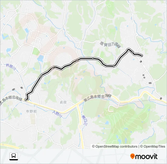 白市線  Line Map