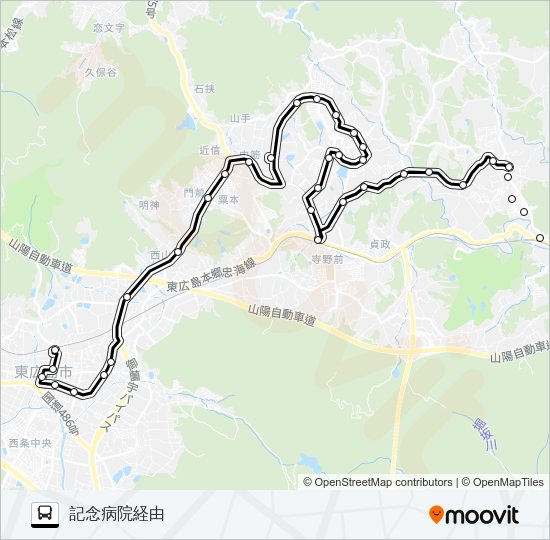 白市線  Line Map