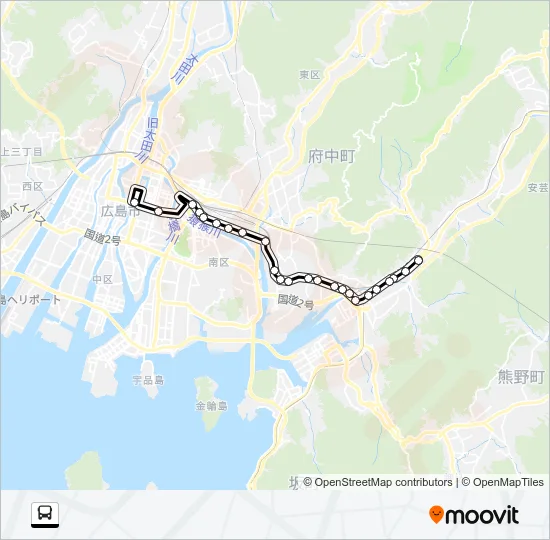 40-4 の路線図
