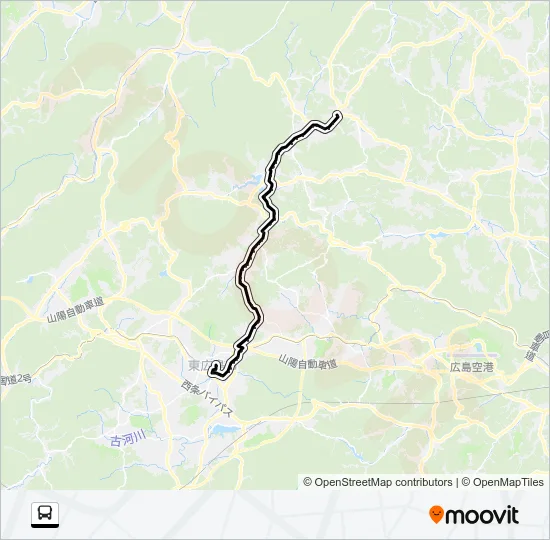 豊栄～西条線  Line Map