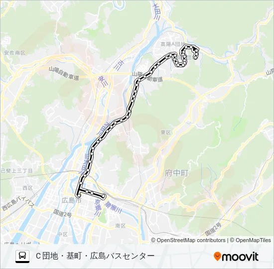 30G Bus Line Map