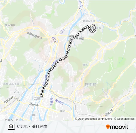 30K Bus Line Map