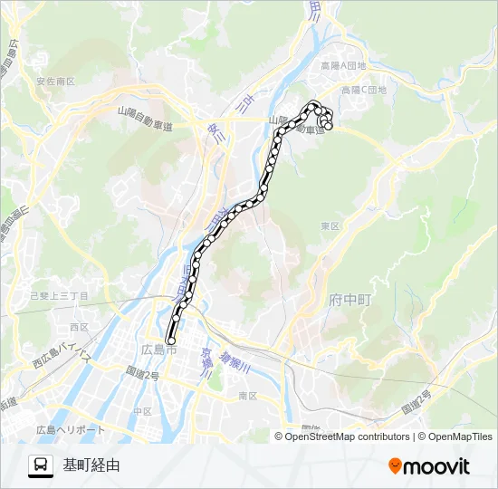 30K Bus Line Map