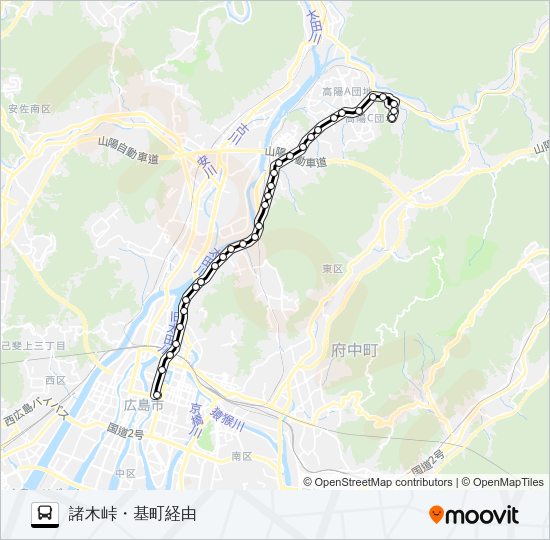30K Bus Line Map