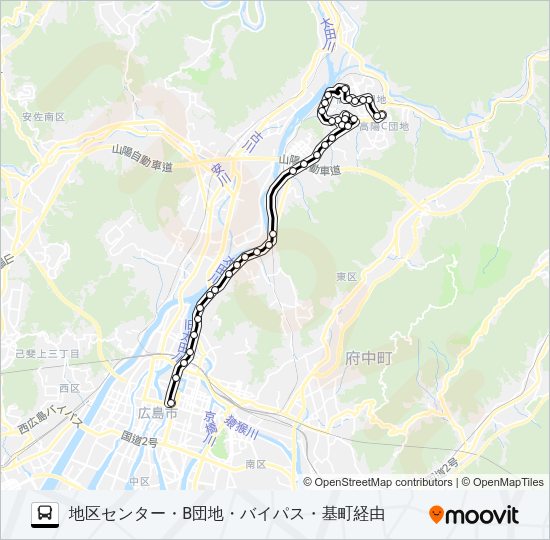 30K Bus Line Map