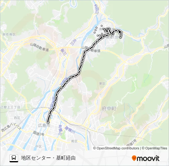 30K Bus Line Map