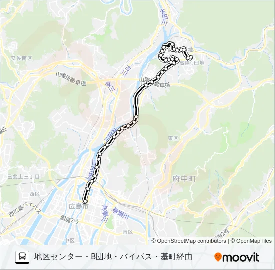 30K バスの路線図