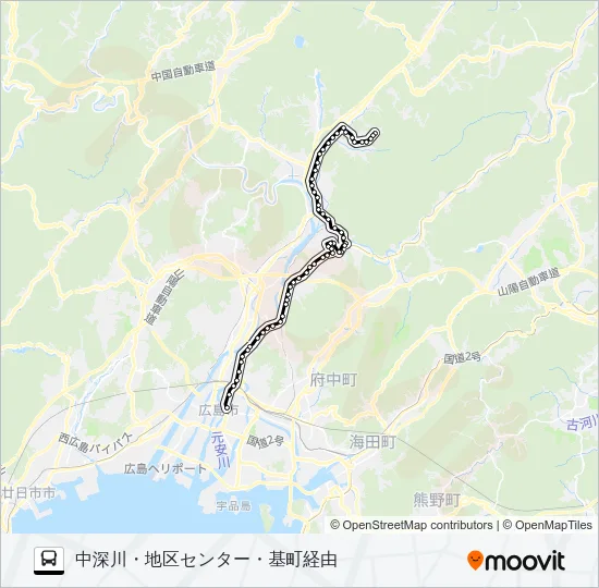 30K Bus Line Map