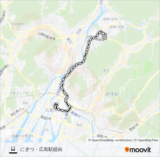 32H Bus Line Map