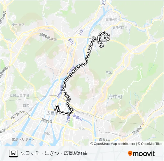 32H Bus Line Map