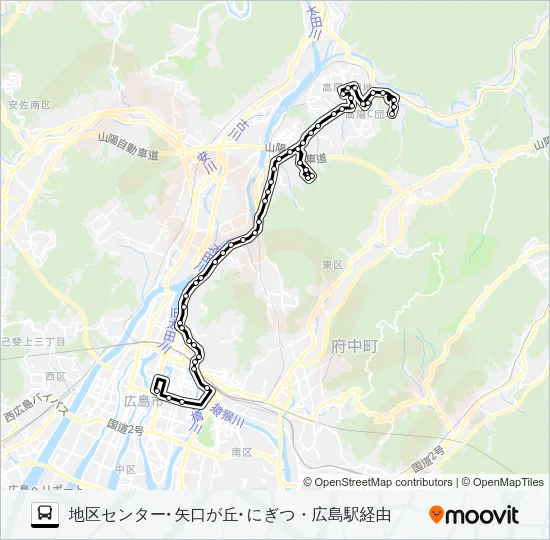 32H Bus Line Map