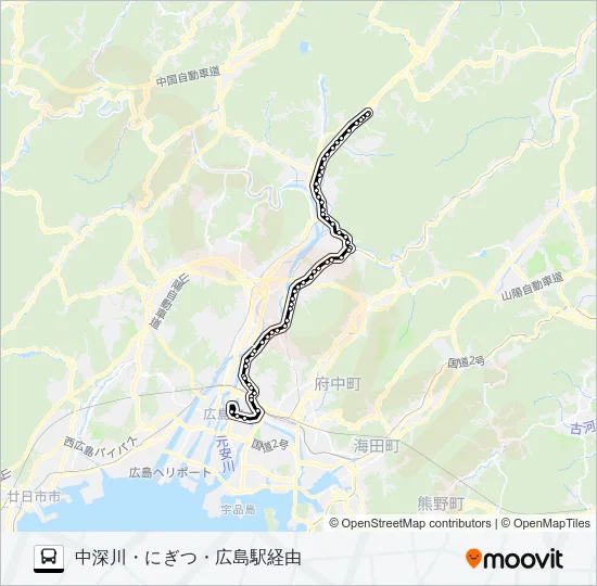32H Bus Line Map