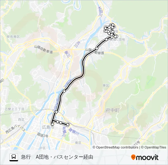 33G Bus Line Map