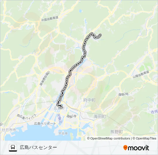 70K Bus Line Map