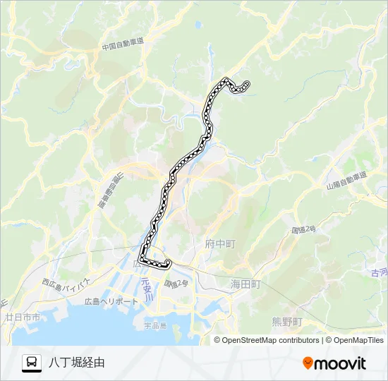 72H Bus Line Map