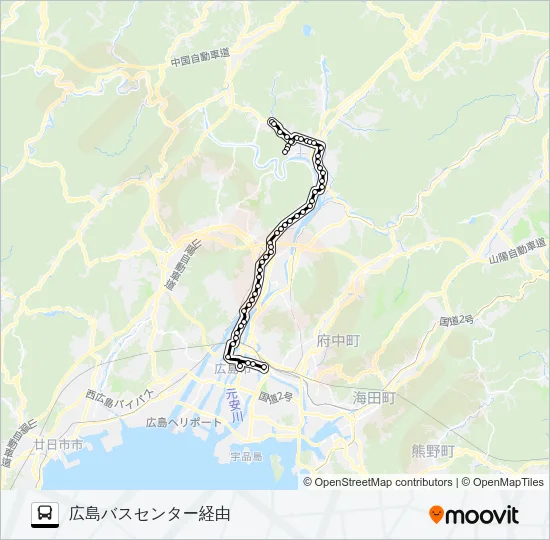 73G Bus Line Map