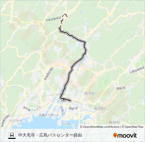 73G Bus Line Map