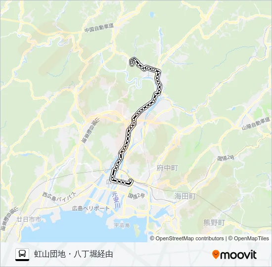 73H Bus Line Map