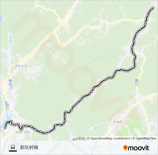 井原線 Bus Line Map
