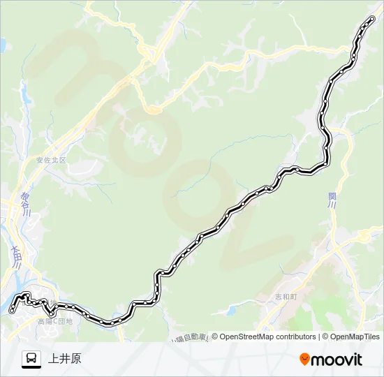 井原線 Bus Line Map