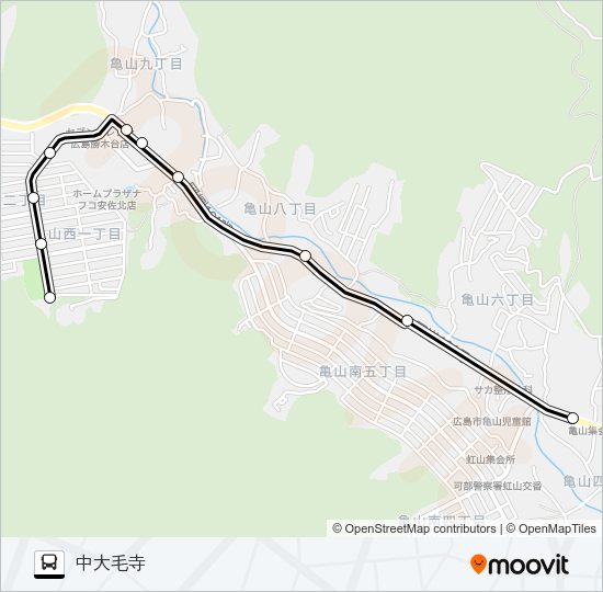 勝木線 Bus Line Map