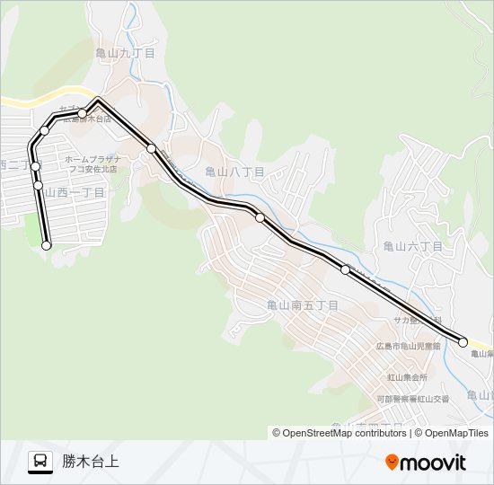勝木線 Bus Line Map