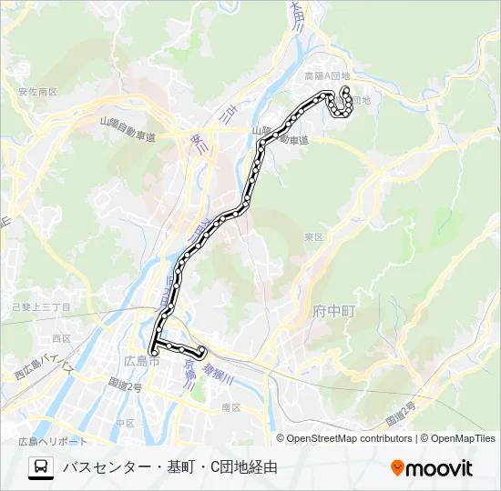 30-3 バスの路線図