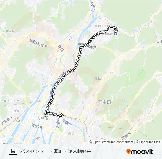 30-6 Bus Line Map