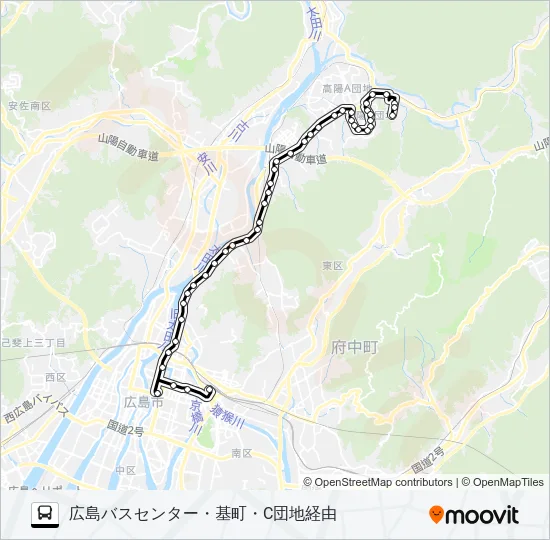 30-6 Bus Line Map