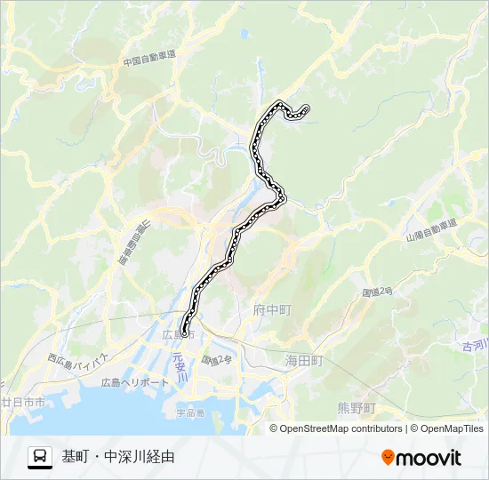 30-7 Bus Line Map